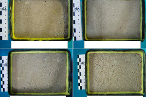  Prüfkörper nach 56 Frost-Tau-Wechseln im modifizierten Slab-Test gemäß DIN EN 1338, Anhang D 