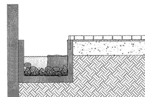  4Cross section of the  fish ladder  