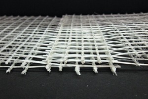  <div class="bildtext_en">The innovative high-performance grids of V. Fraas Solutions in Textile are thinner at the right and left end, as the 3D textiles are intersecting there</div> 