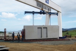  The plant completed in April 2014 is to produce precast floor slabs and double and sandwich wall units, as well as beams and columns for hall-type buildings 