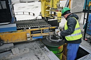  … other products use earth moist concrete from the belt conveyor 