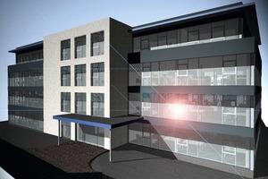  Abb 3:&nbsp;&nbsp;&nbsp;&nbsp; Das neue Verwaltungsgebäude von BHS-Sonthofen 
