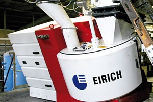  Working principle of Eirich mixers: a rotary vessel transports the material to be mixed whereas the only task of the mixing tool is to carry out the mixing process  