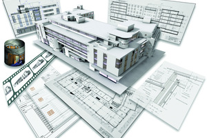  Modeling instead of drawing: the automated generation of plans and visualizations is just one of the many benefits offered by BIM 

 