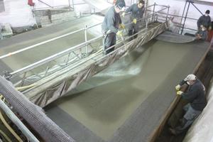  → 2 Layerwise fabrication of the textile reinforced concrete shells using shotcrete 