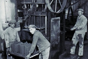  Blick in die Produktion der Gründerzeit von Braun-Steine vor 140 Jahren 
