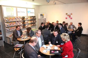  At the BFT Café, attendees received information on the wide range of Bauverlag magazines, including more than 20 national and international publications, and on the online portfolio 