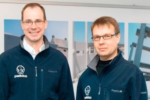  Abb. 1 Neuer leitender Geschäftsführer Topi Pannanen (l.) und Raimo Lehtinen, neuer Direktor Verankerungsprodukte. 