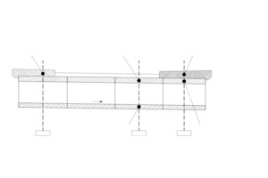  Fig. 1 Position of the measurement cross-section.  