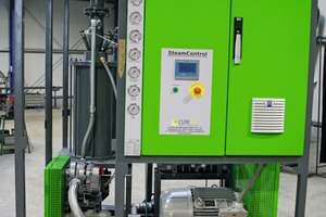  Dieser versandfertige SteamControl NDG 1500 Dampfgenerator wurde am Firmensitz Vrees für einen US-amerikanischen ­Kunden hergestellt 